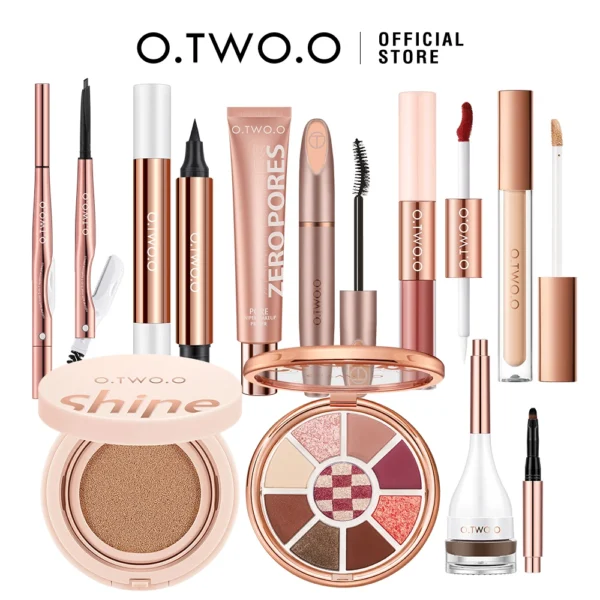 مجموعة مكياج كاملة O.TWO.O – طقم 10 قطع