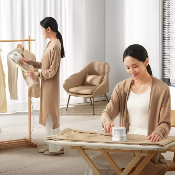 XIAOMI Mijia – مكواة بخار محمولة فاخرة لتنظيف وإزالة العث من الملابس - Image 5