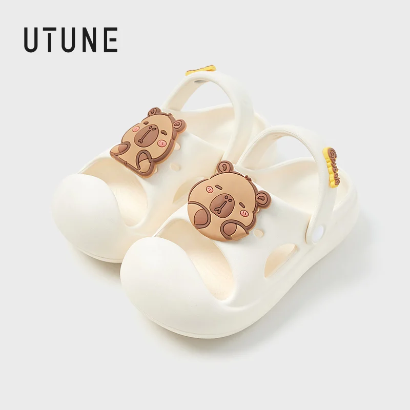 “صنادل كابيبارا اللطيفة UTUNE – راحة مرحة للأطفال ”
