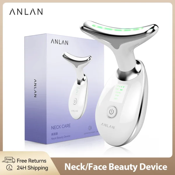 جهاز تجميل الوجه والرقبة- ANLAN- بتقنية -EMS-