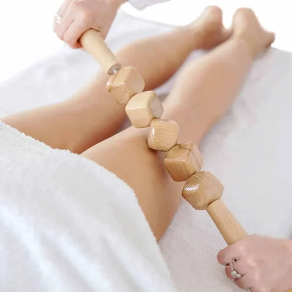 مجموعة 2 قطع أدوات مساج خشبية – لتصريف لمفاوي وعلاج السيلوليت - Image 4