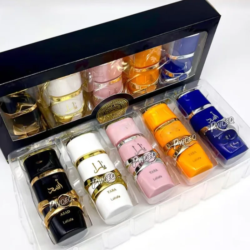 مجموعة عطور عربية محمولة – 5 قطع × 30 مل