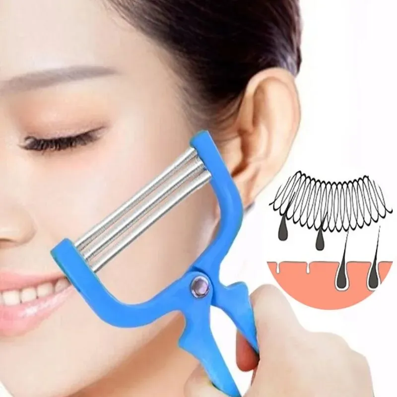 أداة إزالة الشعر اليدوية للنساء ، أداة إزالة شعر الوجه ، 1 ، أداة إزالة شعر الوجه ،