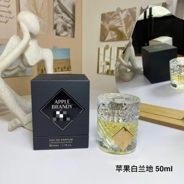 عطر فاكهي زهري للجنسين – 50 مل، برائحة براندي التفاح والوردة الثلجية - Image 2