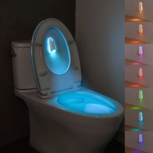 مصباح LED للمرحاض بحساس حركة – 7 ألوان