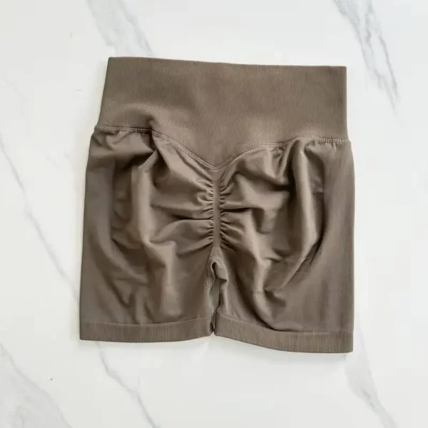 شورت يوجا نسائي بخصر مرتفع وجفاف سريع - Image 2