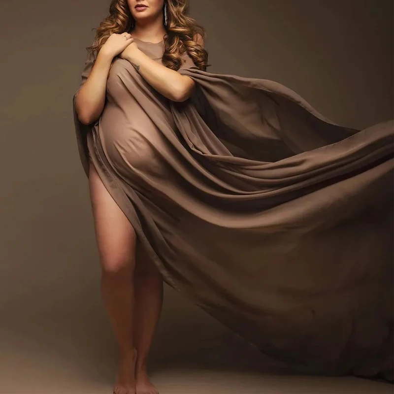 قماش شيفون حريري لتصوير الأمومة – دعامة ناعمة للصور والاستوديو