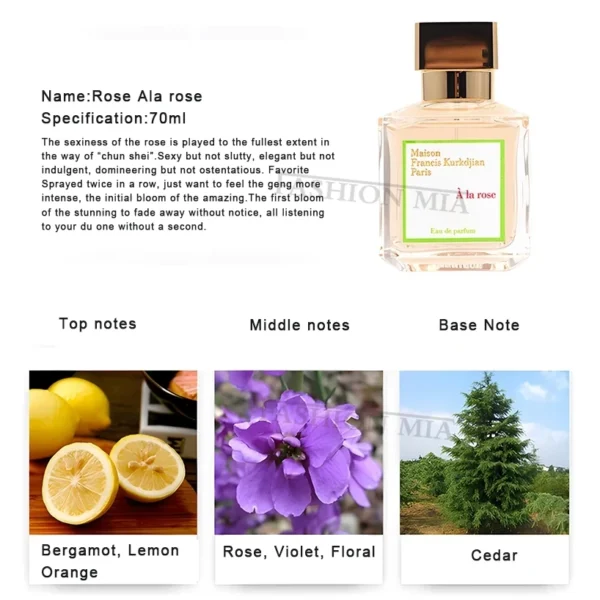 عطر Rouge 540 – 70 مل – للجنسين - Image 3