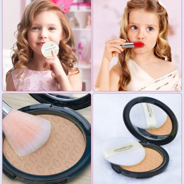 لعبة مكياج للأطفال – مجموعة محاكاة تجميل للبنات - Image 5