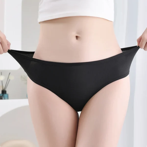طقم 7 سراويل قطنية نسائية بقياسات كبيرة M-4XL - Image 2