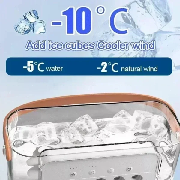 مروحة 3 في 1 مع مكيف ومُرطّب وإضاءة LED - Image 2